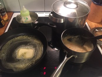 Alt i kok, imklusive melk til Agnes, 3 mnd...